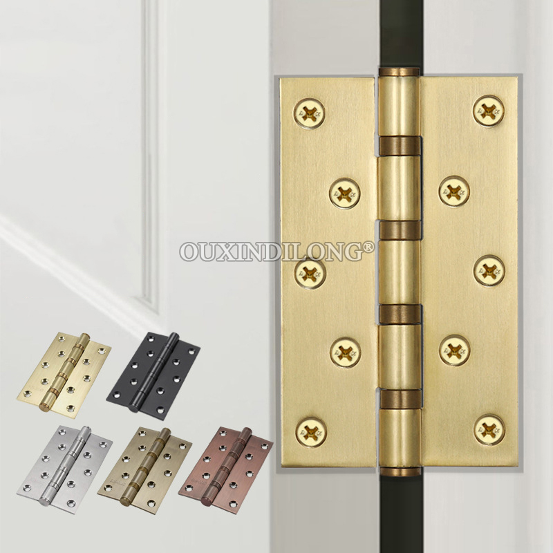 Furniture Hardware Brands - Brandneue 3-teilige 5-Zoll-Türscharniere aus Edelstahl, dick,