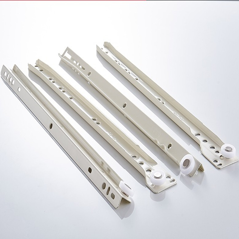 Drawer Slide Pair - Schubladenschienen, zwei Schrankschienen, Verdickung, Computertisch, Rutsche,