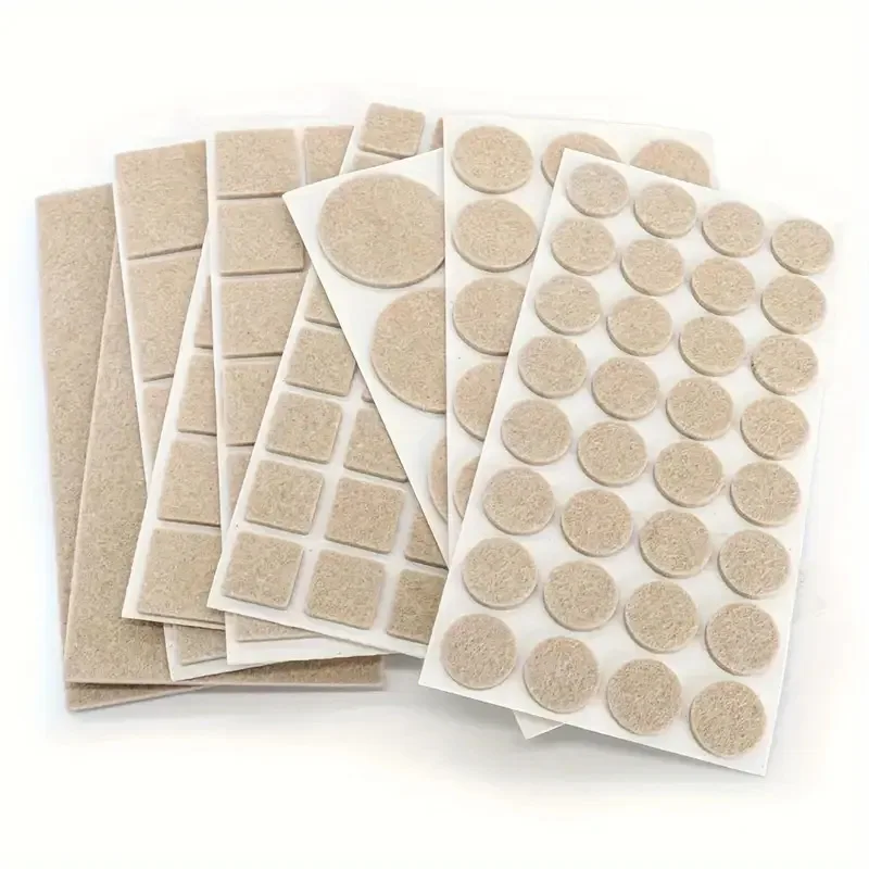 Furniture Hardware Legs - Selbstklebende Filz-Möbelpads, kratzfester Bodenschutz für Stuhlbeine,