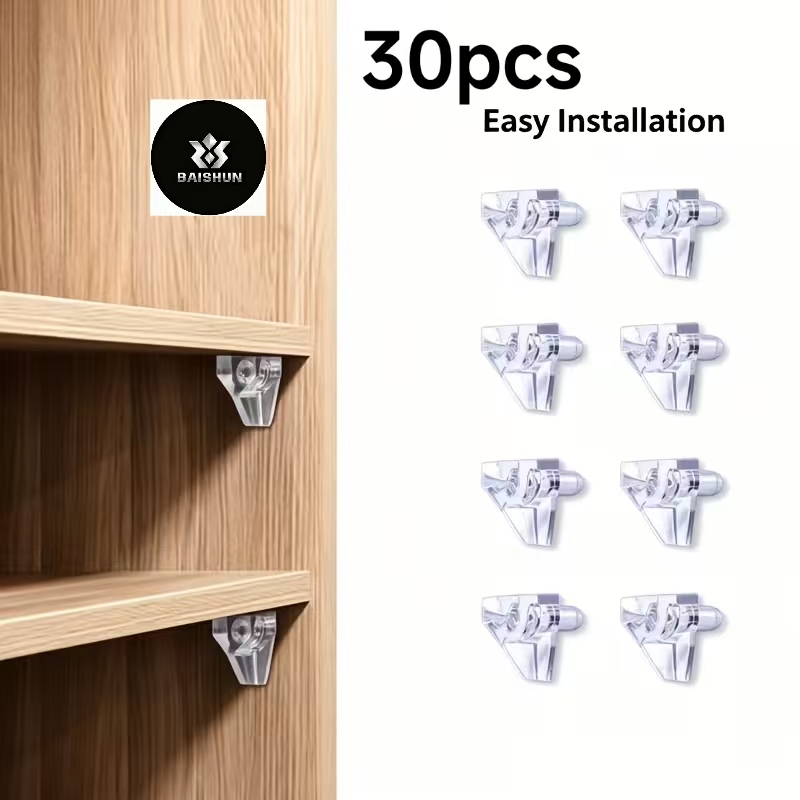 Shelf Peg Support - 30 Stück Regalstützstifte für Schränke, 5