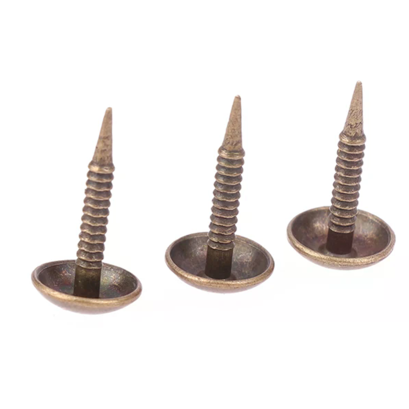 Furniture Upholstery Hardware - 100 Stück Antik-Bronze Polsternägel Schmuck Holzbox