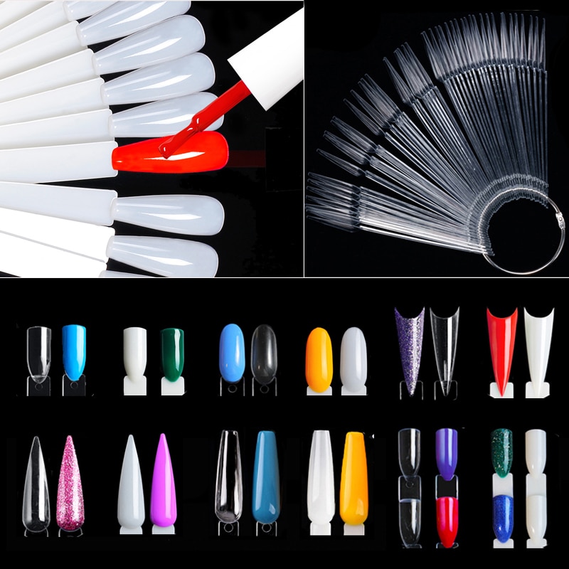 Furniture Hardware Nails - Nagel-Display-Sticks, klare natürliche Farben, Nagel-Swatch-Diagramm mit