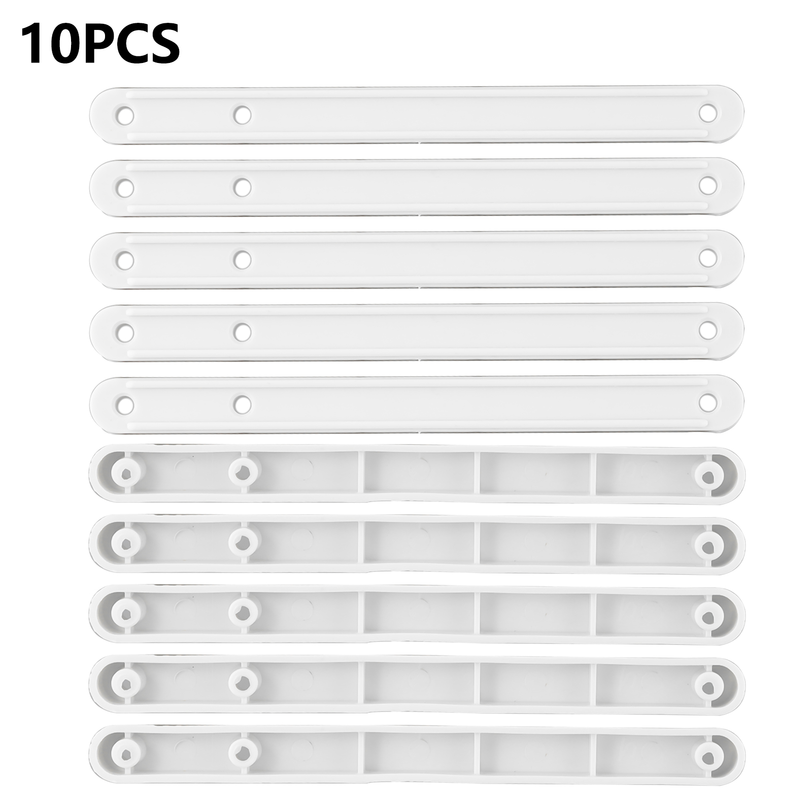 Drawer Slide Pair - 10 Stück Zugschiene Kunststoff Schubladenführungen 180/235/298