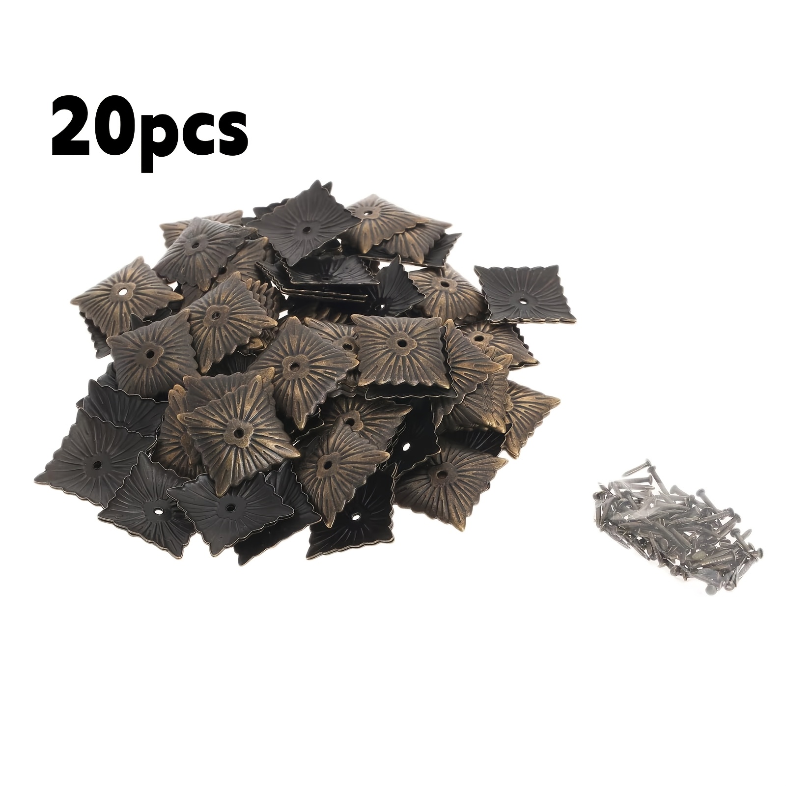 Furniture Upholstery Hardware - 20 Stück 21 x 21 mm