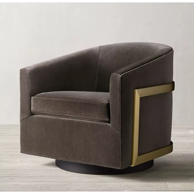 Furniture Upholstery Hardware - Moderner Polsterstuhl für Wohnzimmer mit Hardware-Dekoration