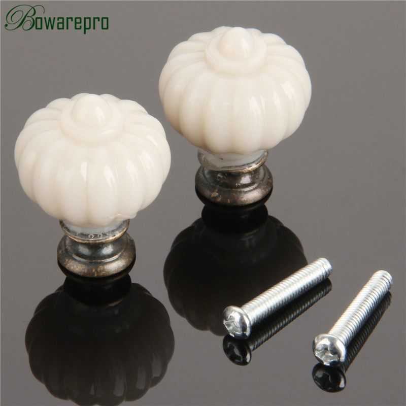 1Pc Acryl Elfenbein Weiß Kürbi – Furniture Hardware Manufacturer Bewertung und Preis