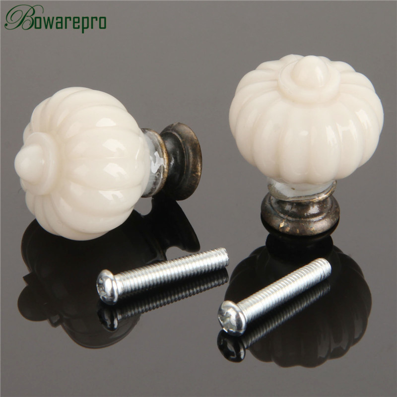 1Pc Acryl Elfenbein Weiß Kürbi – Furniture Hardware Manufacturer Bewertung und Preis