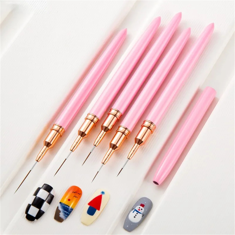 5-teiliges Nagelkunst-Pinselse – Furniture Hardware Nails Bewertung und Preis