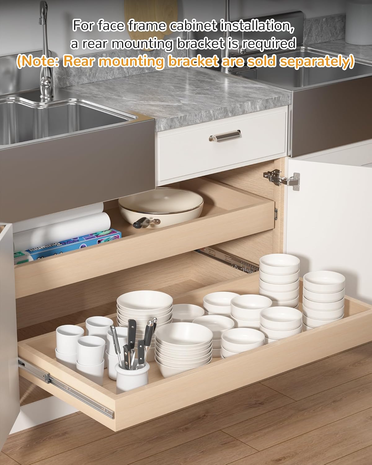 24 Zoll seitlich montierte Sof – Drawer Slide Pair Bewertung und Preis