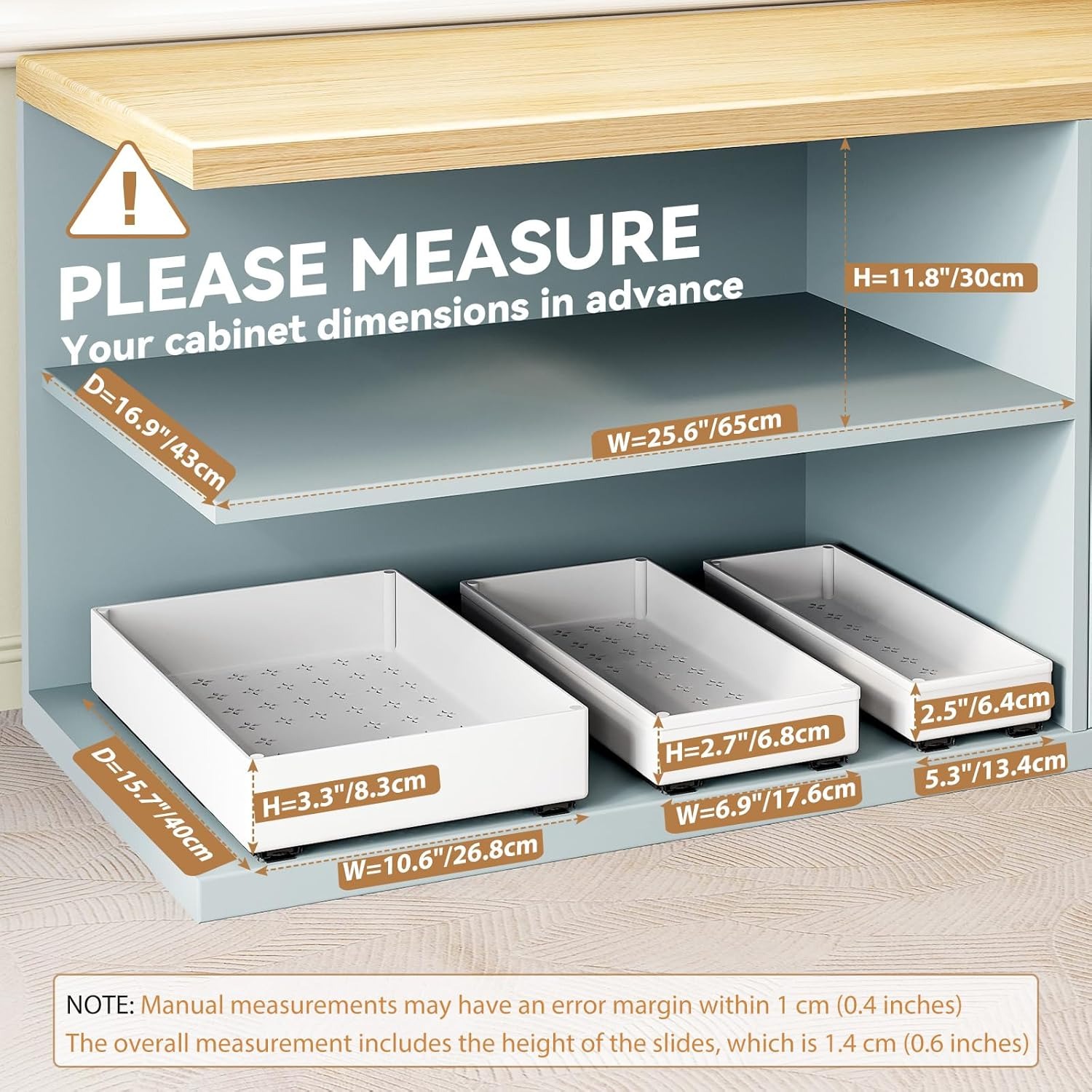 1–2 Stück Küchen-Organizer, he – Drawer Slide Pair Bewertung und Preis