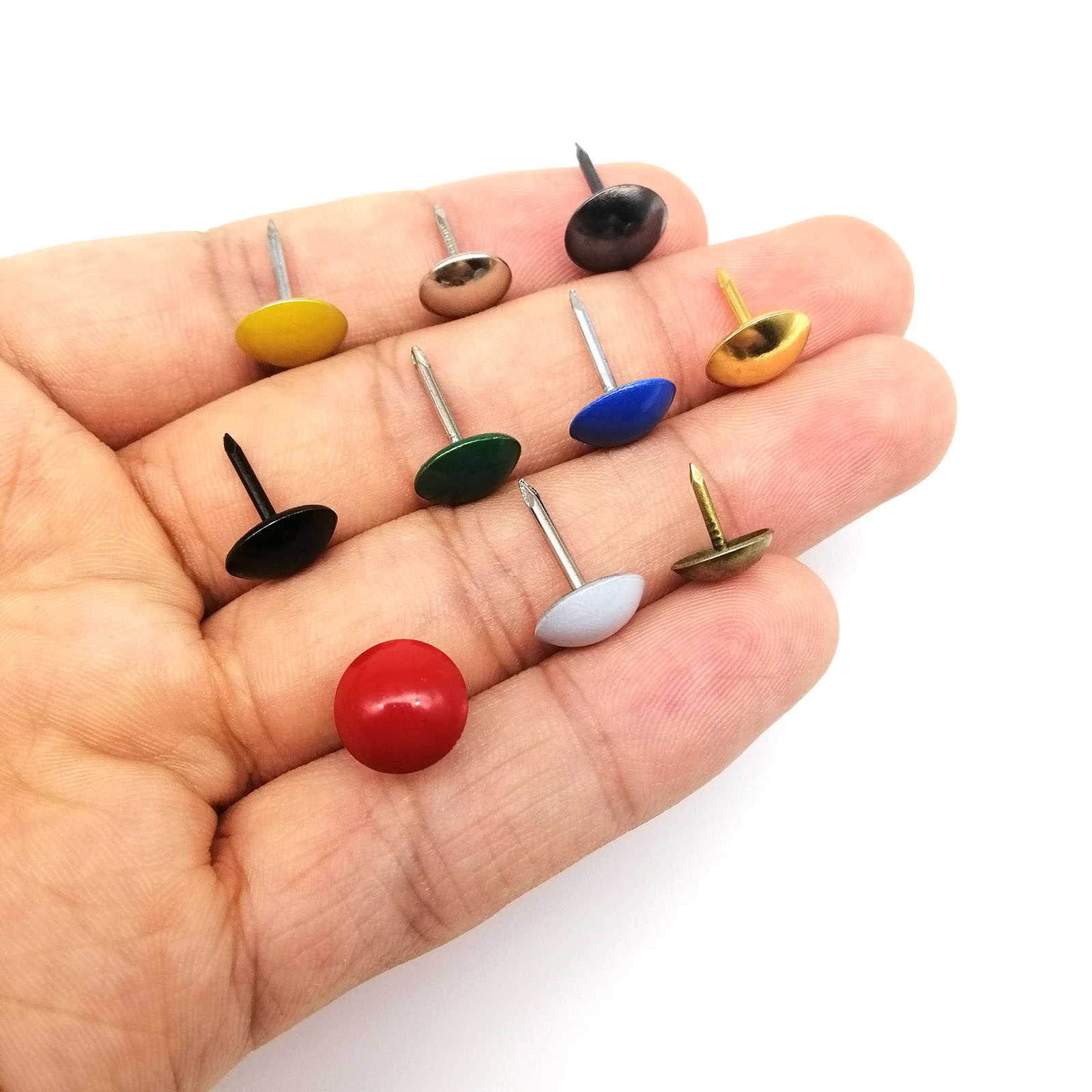 50 Stück bunte Polsternägel, S – Furniture Upholstery Hardware Bewertung und Preis