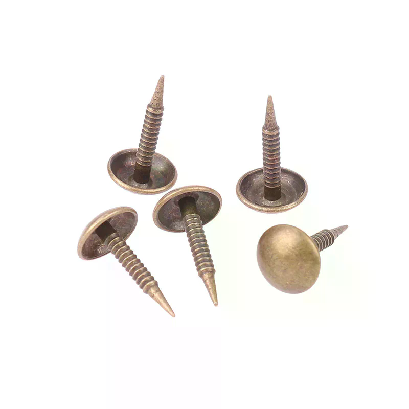 Antike Bronze Polsternägel Sch – Furniture Upholstery Hardware Bewertung und Preis