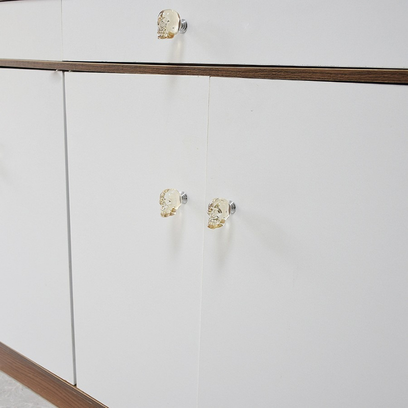 Totenkopf-Kristallglasgriffe f – Furniture Hardware Trends Bewertung und Preis