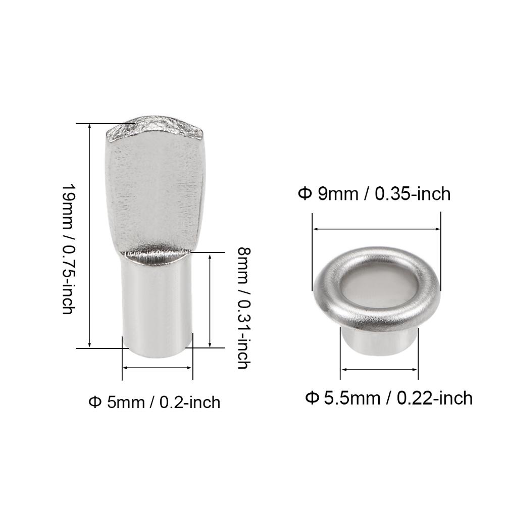 Uxcell 20-200Pcs Regal Halteru – Shelf Peg Support Bewertung und Preis